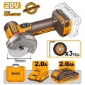 Μίνι Τροχός Κοπής Μπαταρίας 76mm 20V Li-Ion - Γωνιακοί Τροχοί - Λειαντήρες